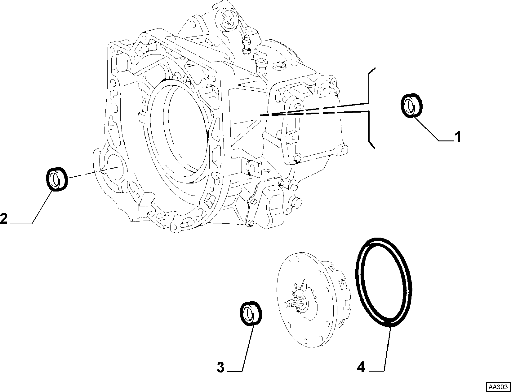 FCA 9946727 - Simering, diferential aaoparts.ro