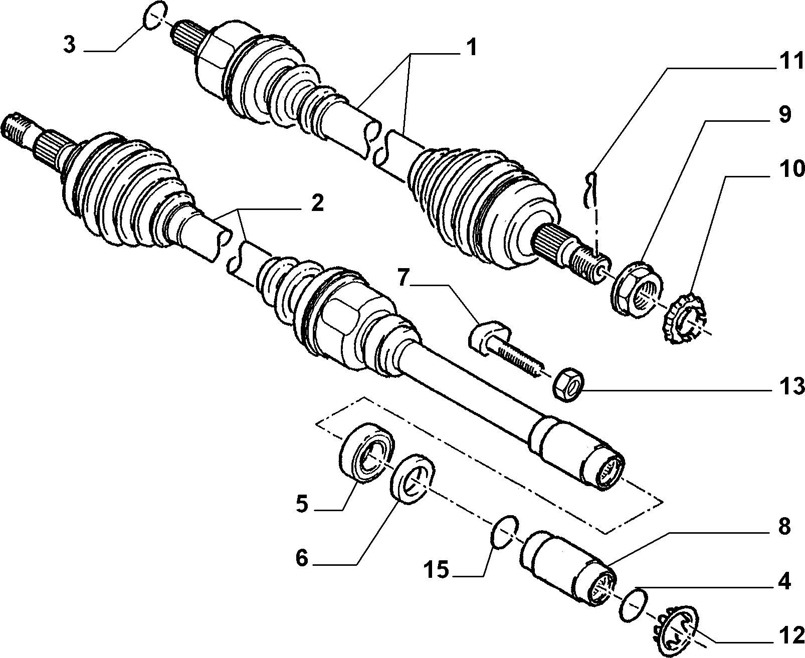 FIAT 9750046780 - Suport, ax cardanic aaoparts.ro