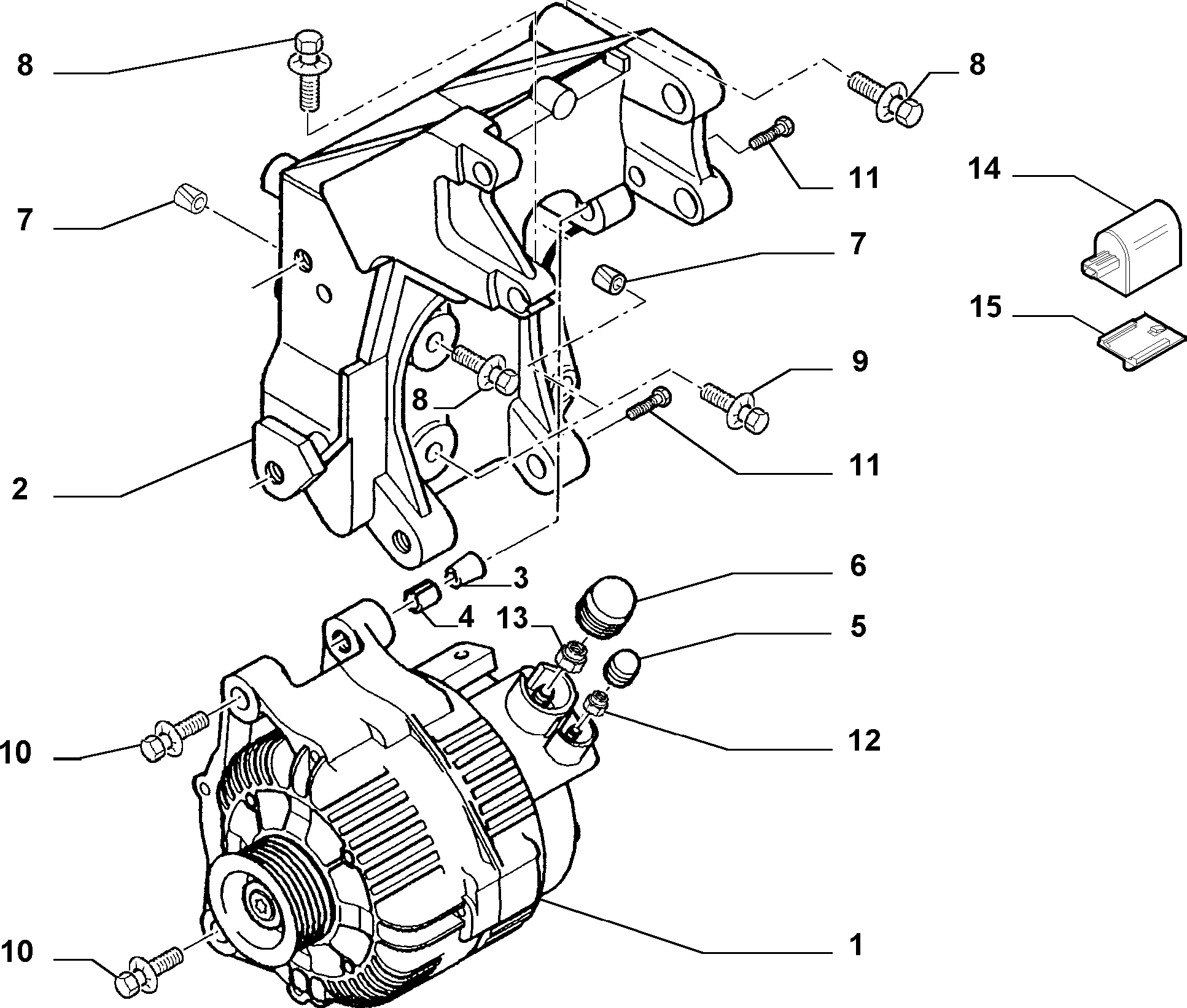 CITROËN/PEUGEOT 9646065480* - Generator / Alternator aaoparts.ro