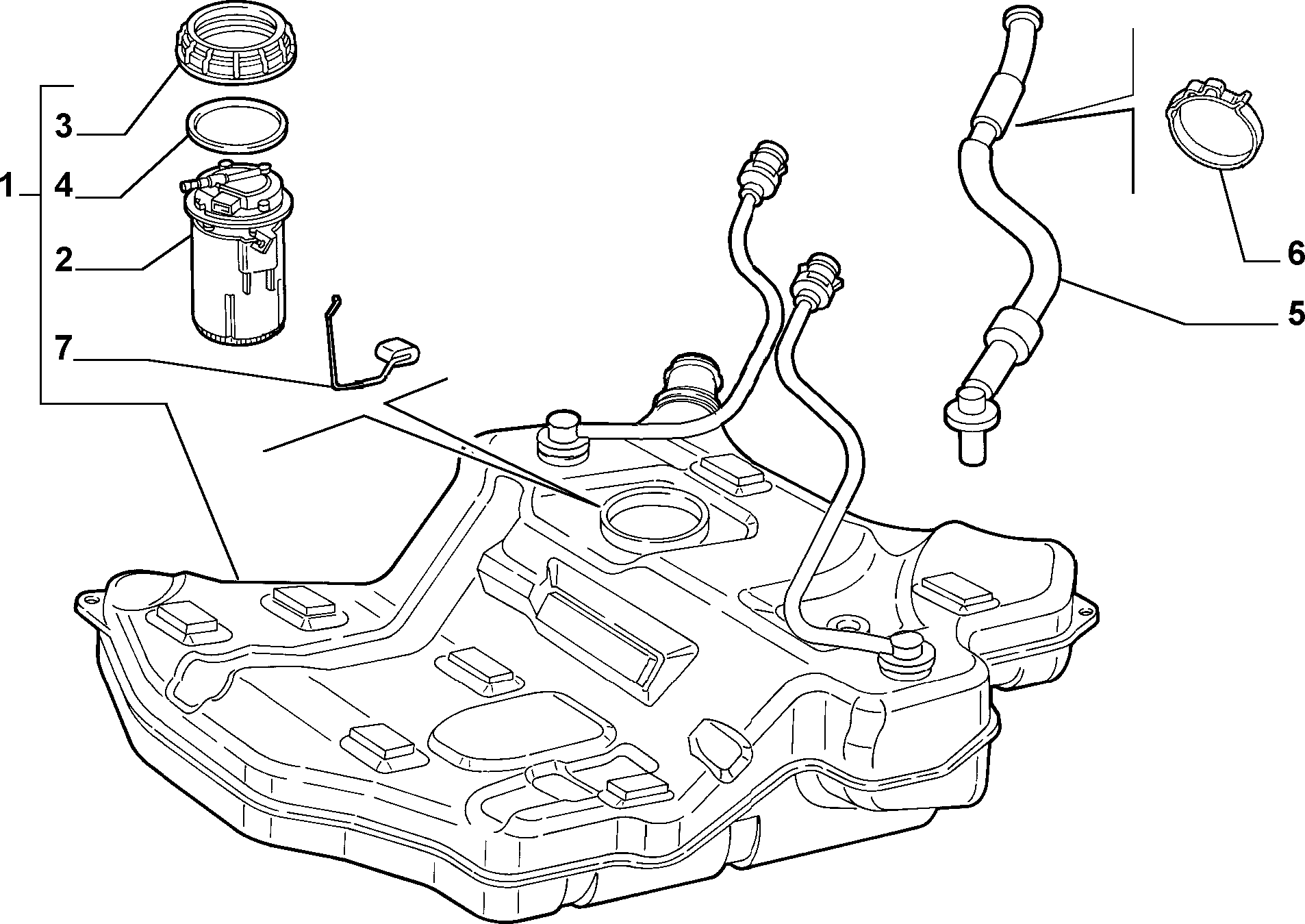 FCA 46537483 - Garnitura, stut filtru combustibil aaoparts.ro