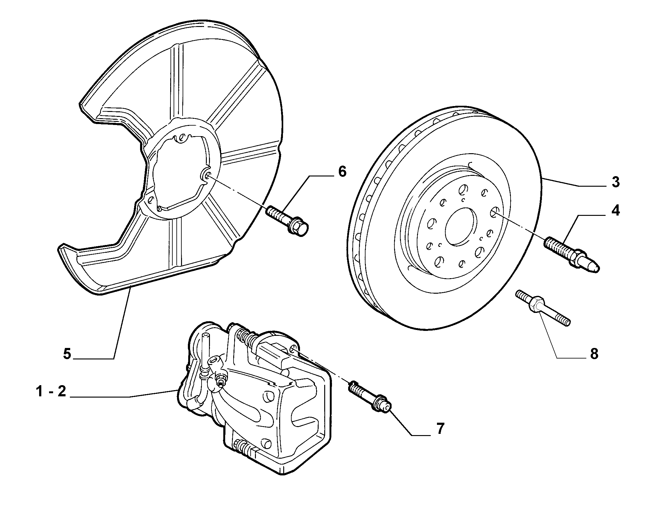 FCA 735322693 - Set reparatie, etrier aaoparts.ro