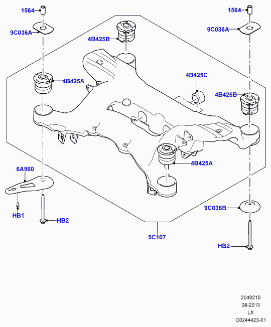 Meyle 53-14 710 0019 - Suport, ax aaoparts.ro