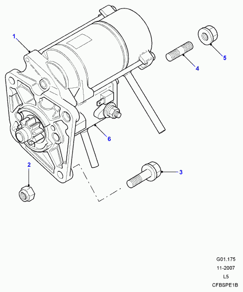 Rover NAD101240 - Starter aaoparts.ro