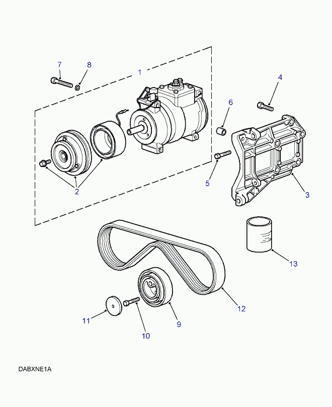 Land Rover STC 2326 - Curea transmisie cu caneluri aaoparts.ro