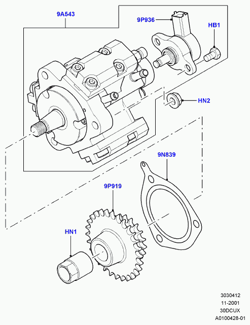 Meat & Doria 9155 - Set reparatie,sistem common-rail aaoparts.ro