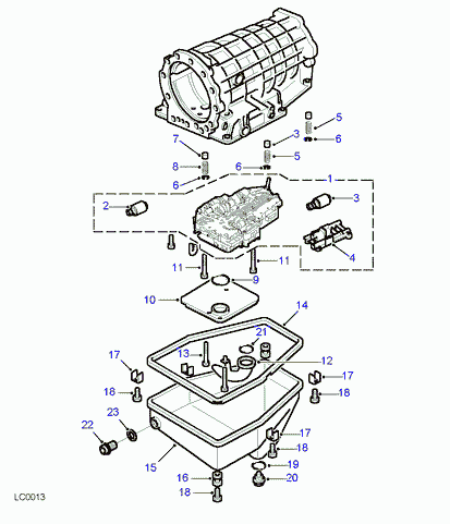 Land Rover STC4098 - Surub, vana ulei, cutie viteza automata aaoparts.ro