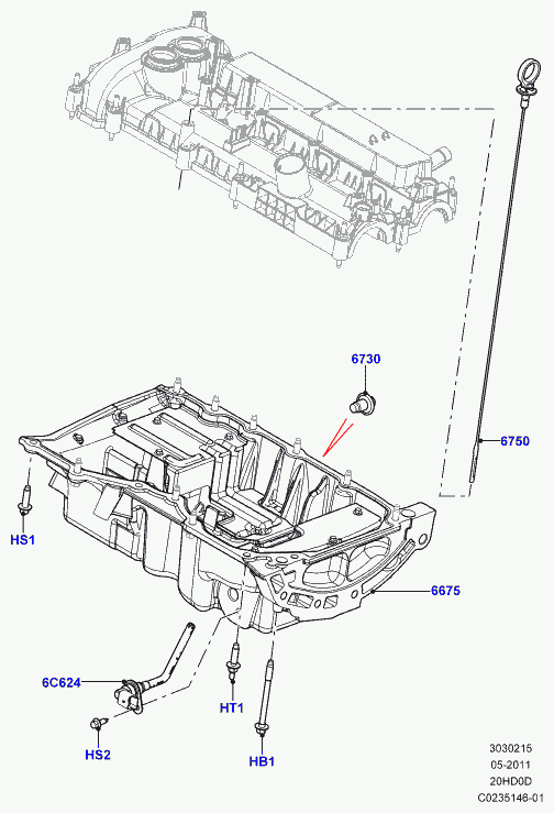 Land Rover LR 025048 - Surub de golire,baia de ulei aaoparts.ro