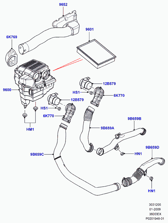 Jaguar PHF500090 - Senzor debit aer aaoparts.ro