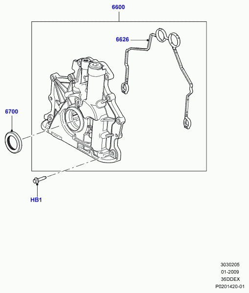 Land Rover 1102415 - Simering, arbore cotit aaoparts.ro