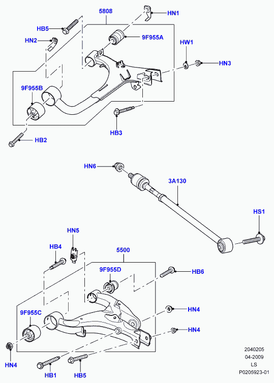 Land Rover #LR010523 - Brat, suspensie roata aaoparts.ro