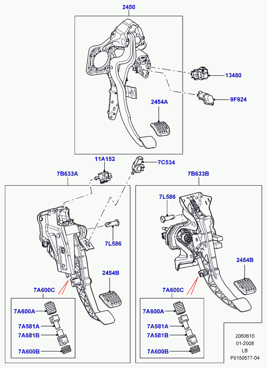 Land Rover LR000369 - Comutator lumini frana aaoparts.ro