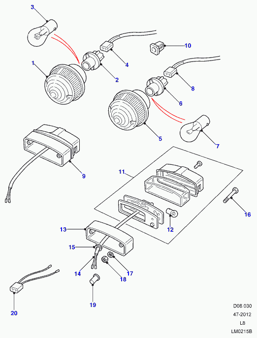 Magneti Marelli 008528100000 - Bec, iluminare numar circulatie aaoparts.ro