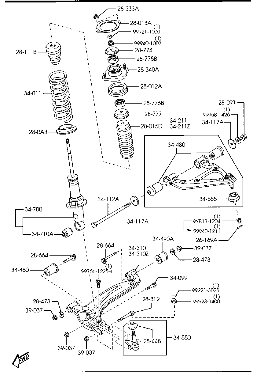 Ashika 73-03-320 - Articulatie sarcina / ghidare aaoparts.ro