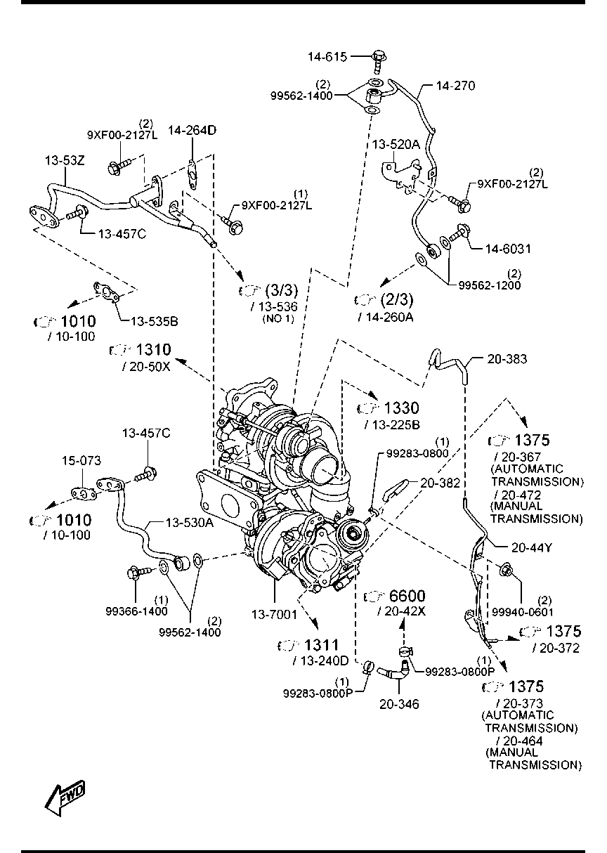 MAZDA SH01-13-700A - Compresor,sistem de supraalimentare aaoparts.ro