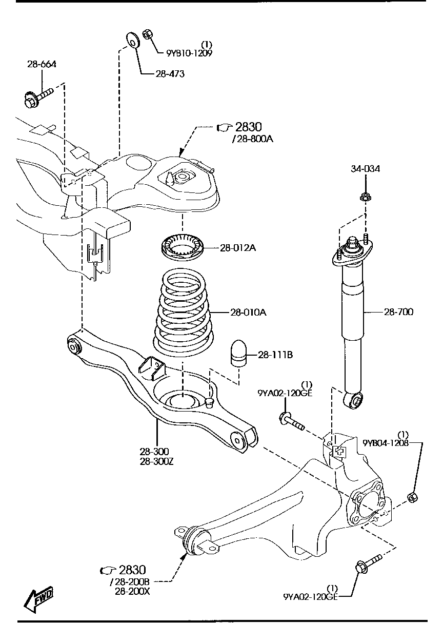 Rover EG21-28-910F - Rulment sarcina suport arc aaoparts.ro