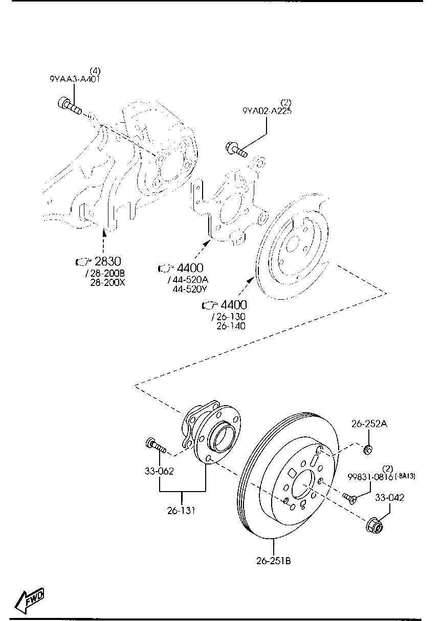 MAZDA L206-33-062 - Bolt roata aaoparts.ro