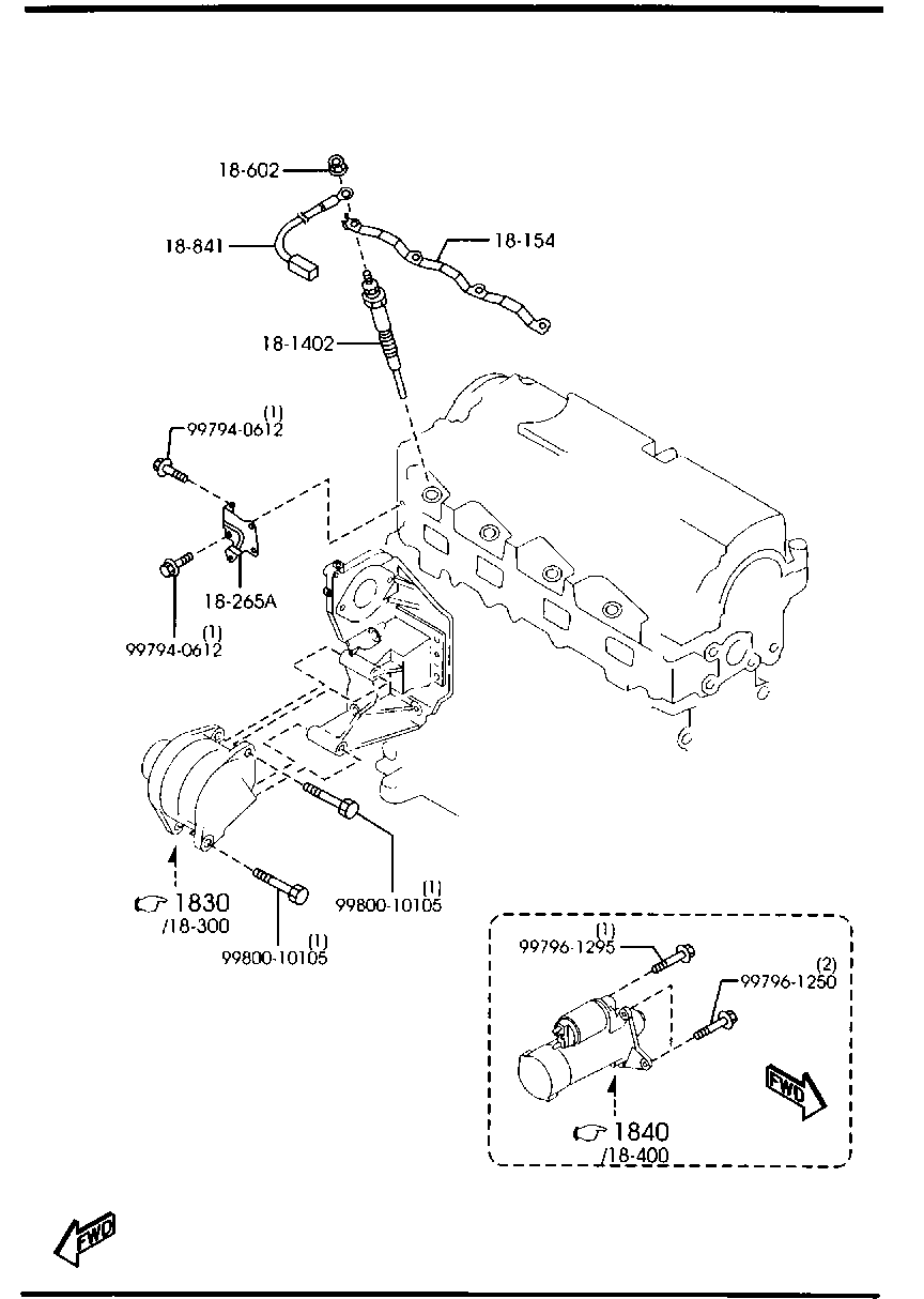 MAZDA RF2A-18-601 - Bujie incandescenta aaoparts.ro