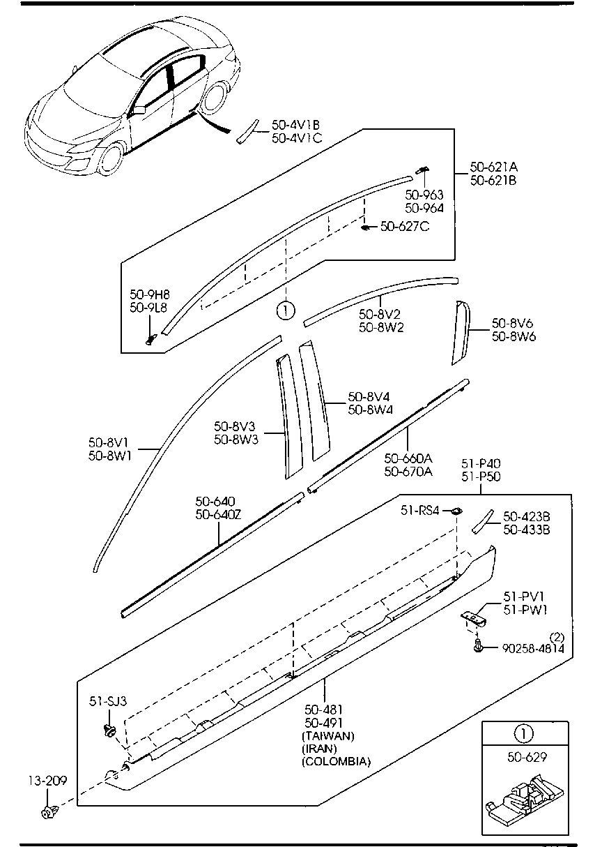 FA1 78-40007.10 - Clips, acoperire decorativa si protectie aaoparts.ro