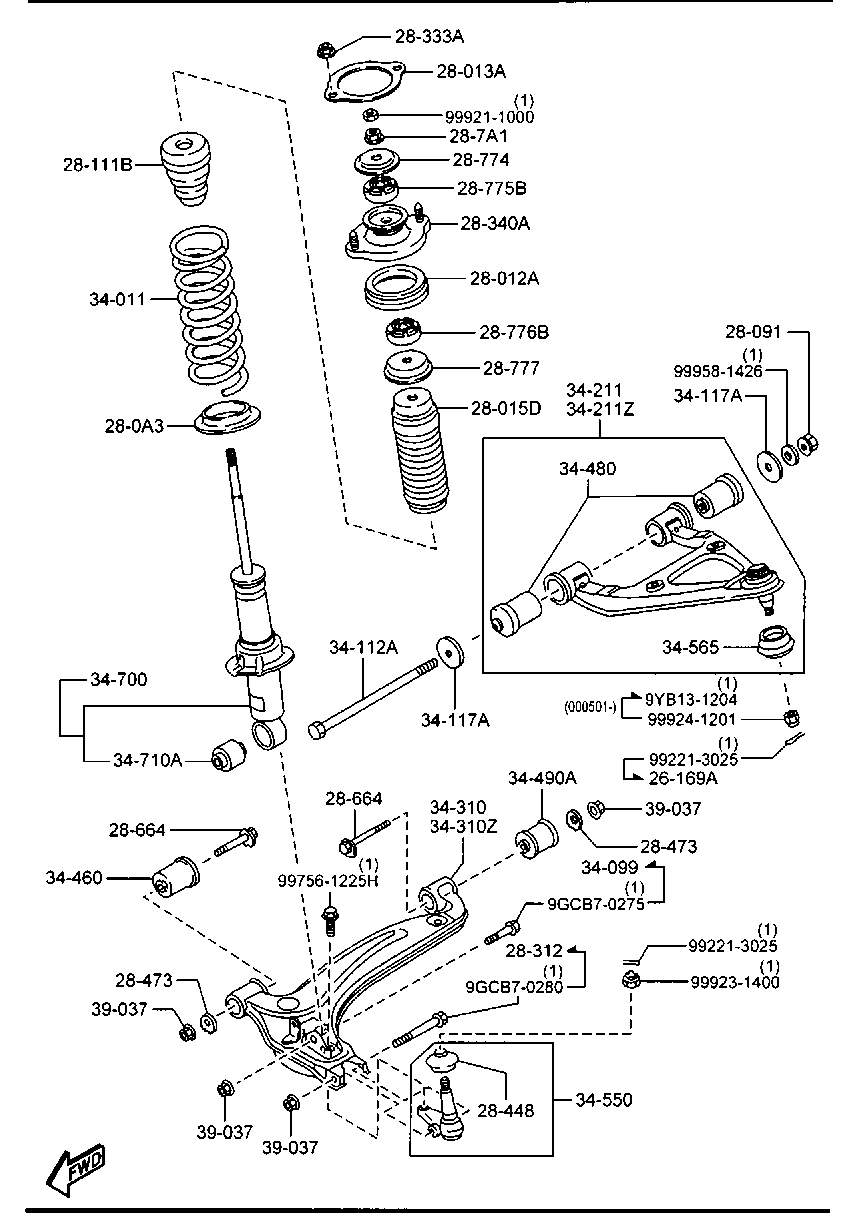 Ashika 73-03-320 - Articulatie sarcina / ghidare aaoparts.ro