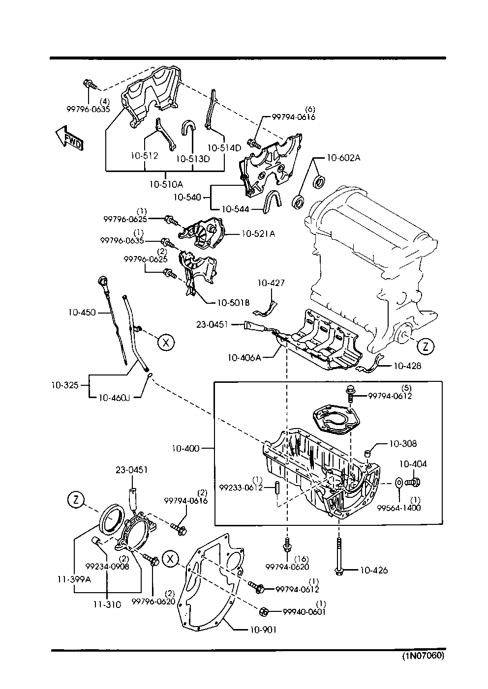 MAZDA BP05-11-312 - Simering, arbore cotit aaoparts.ro