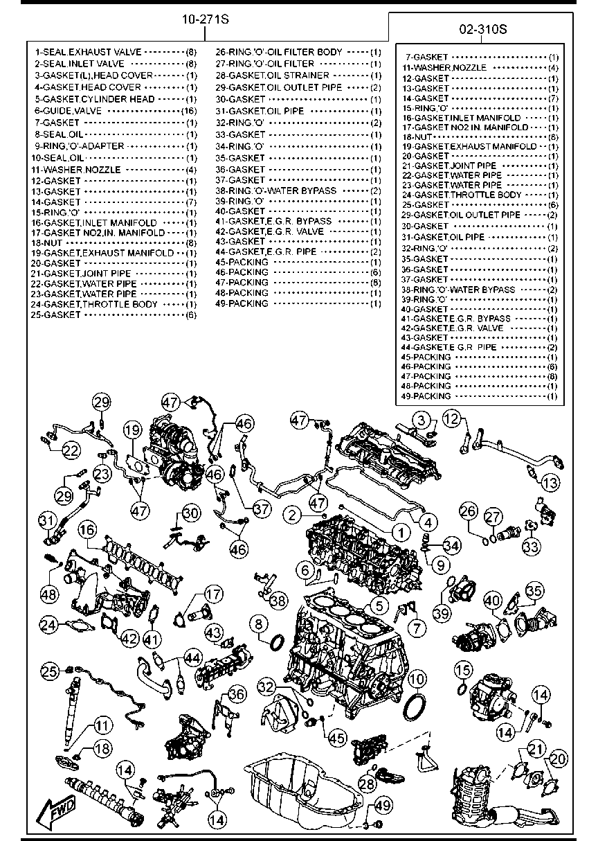 Victor Reinz 01-10026-01 - Set garnituri complet, motor aaoparts.ro
