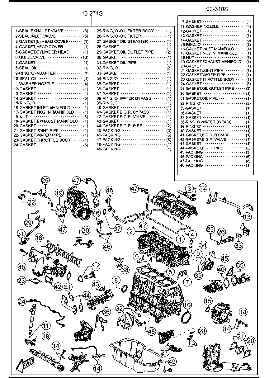 Victor Reinz 01-10026-01 - Set garnituri complet, motor aaoparts.ro