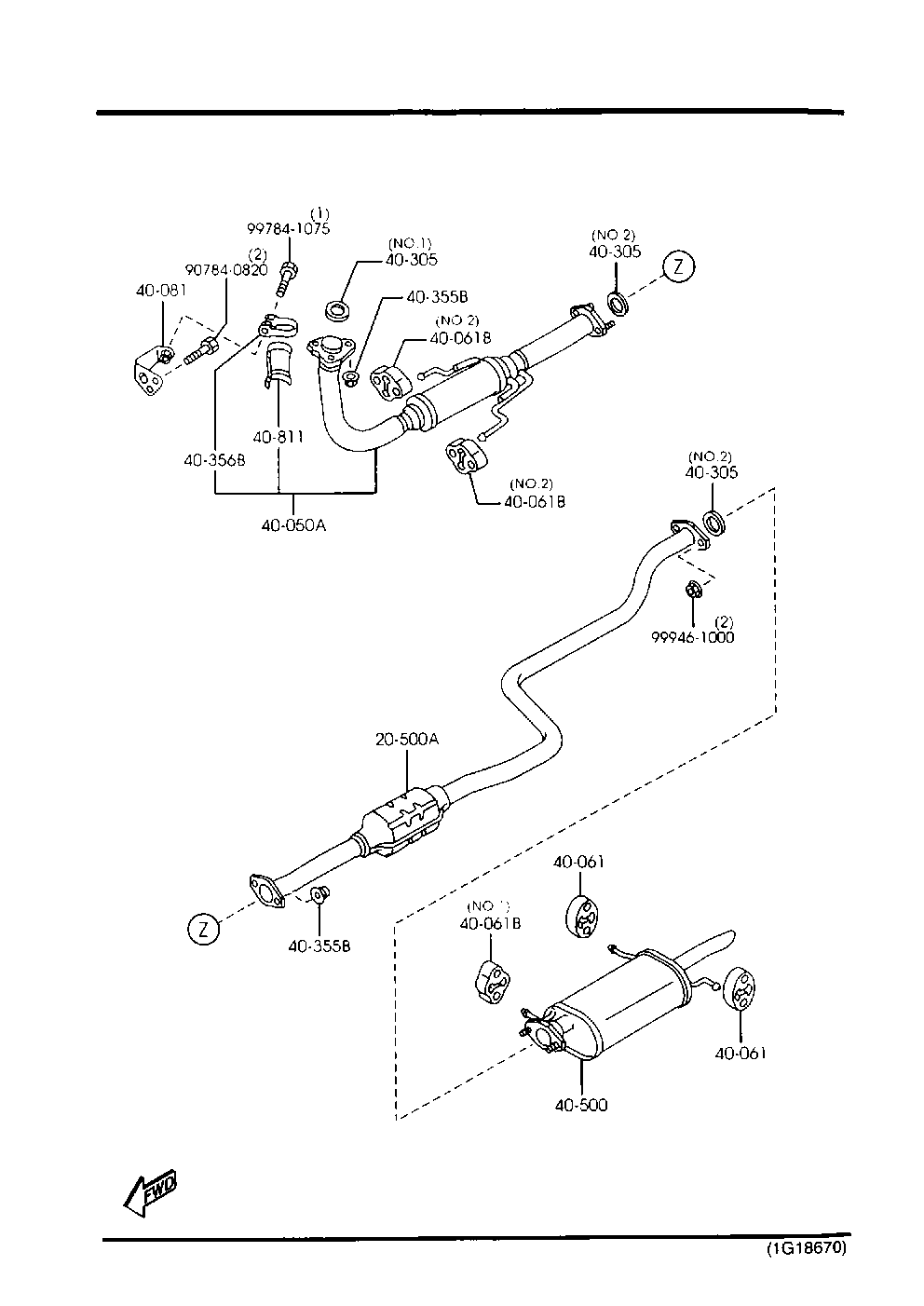 MAZDA E301-40-061A - Cuzinet, stabilizator aaoparts.ro