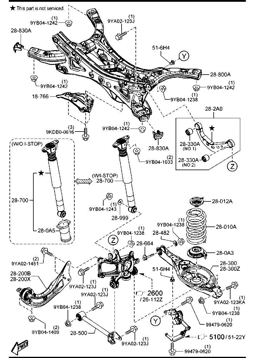 MAZDA B45C-28-910A - Amortizor aaoparts.ro