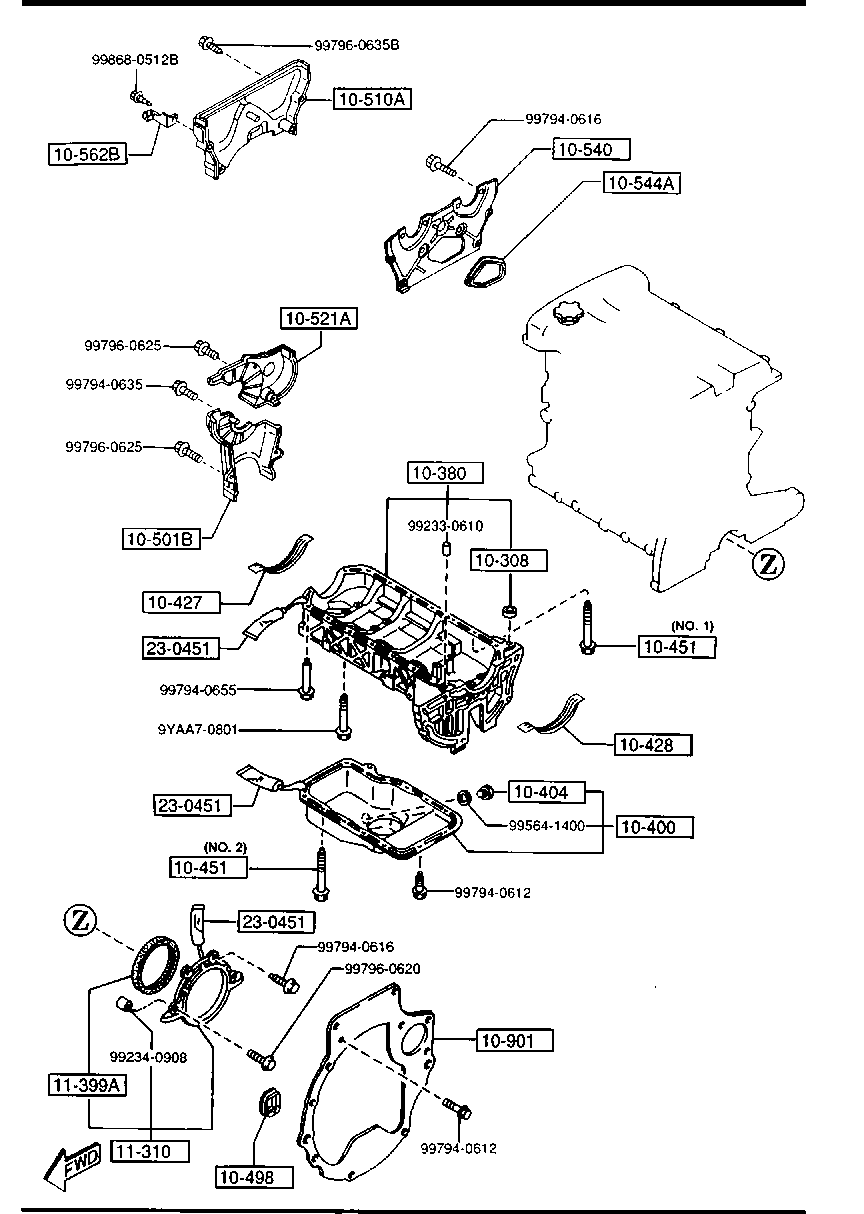 MAZDA BP05-11-312 - Simering, arbore cotit aaoparts.ro