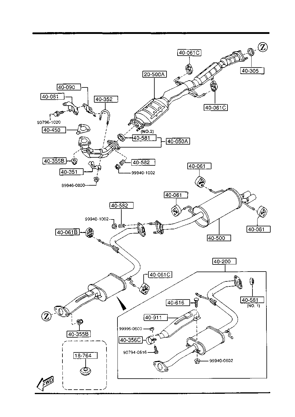 MAZDA K802-40-061 - Cuzinet, stabilizator aaoparts.ro