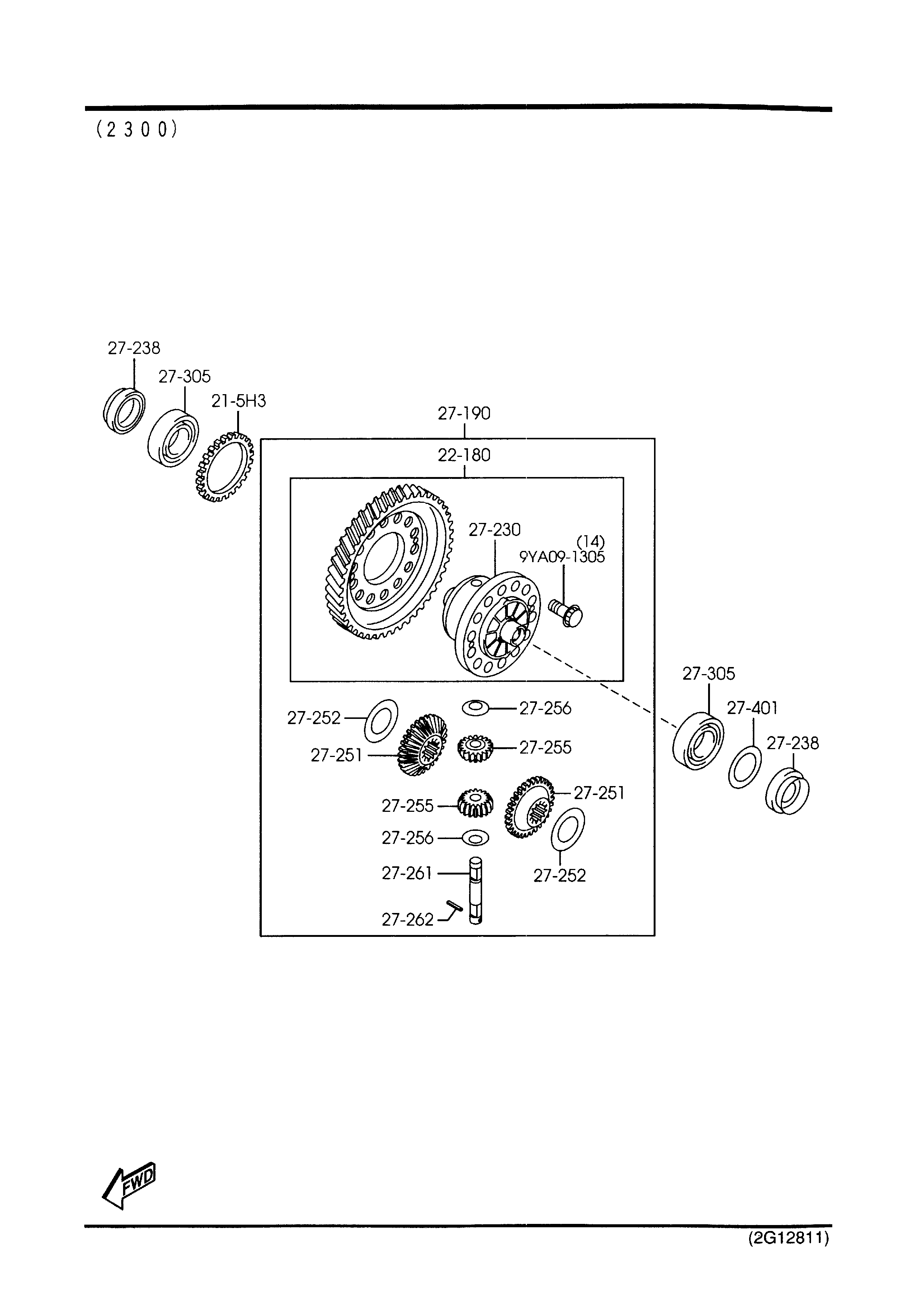FORD F003-27-238B - Simering, diferential aaoparts.ro