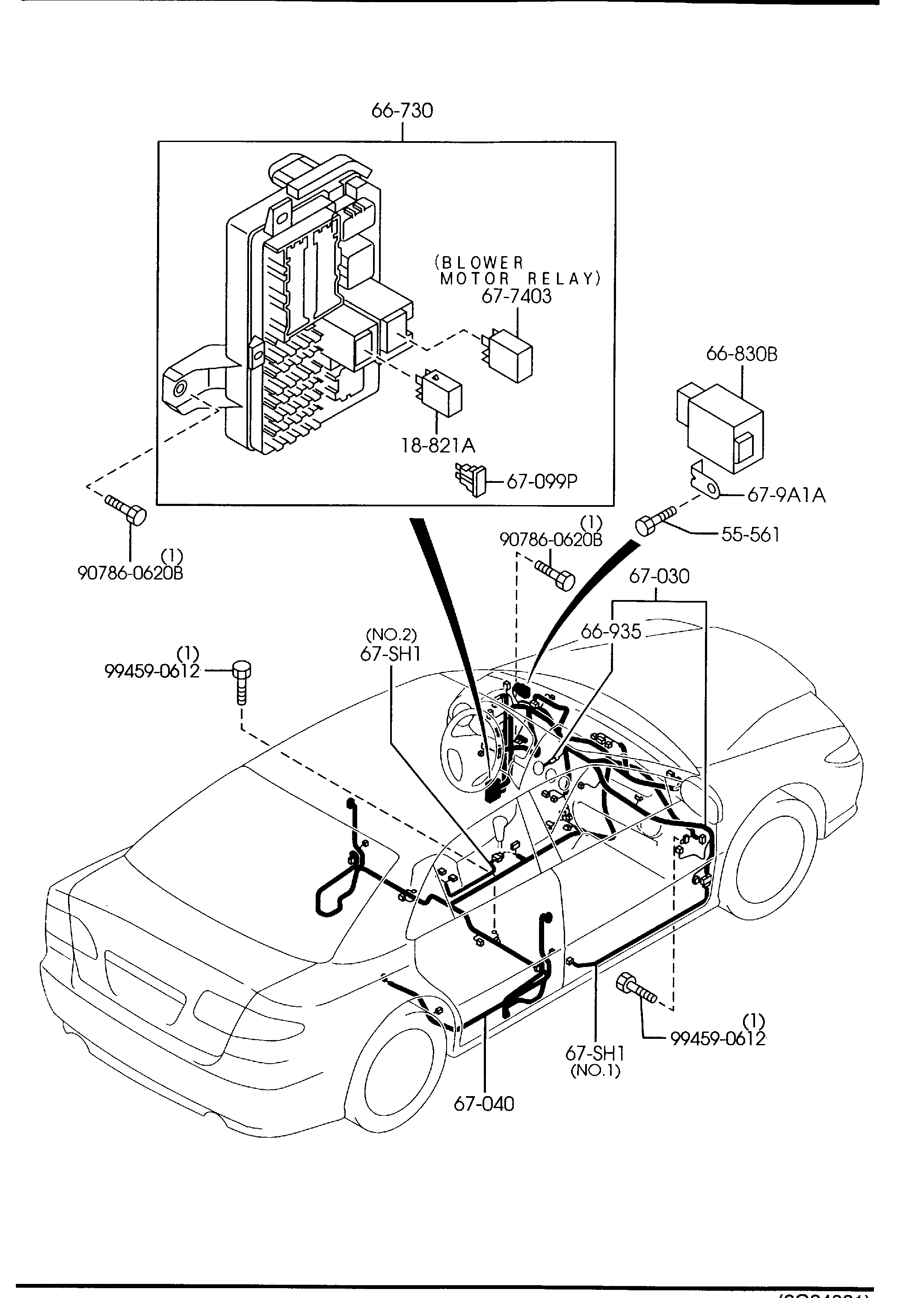 MAZDA AJ51-18-821 - Releu multifunctional aaoparts.ro