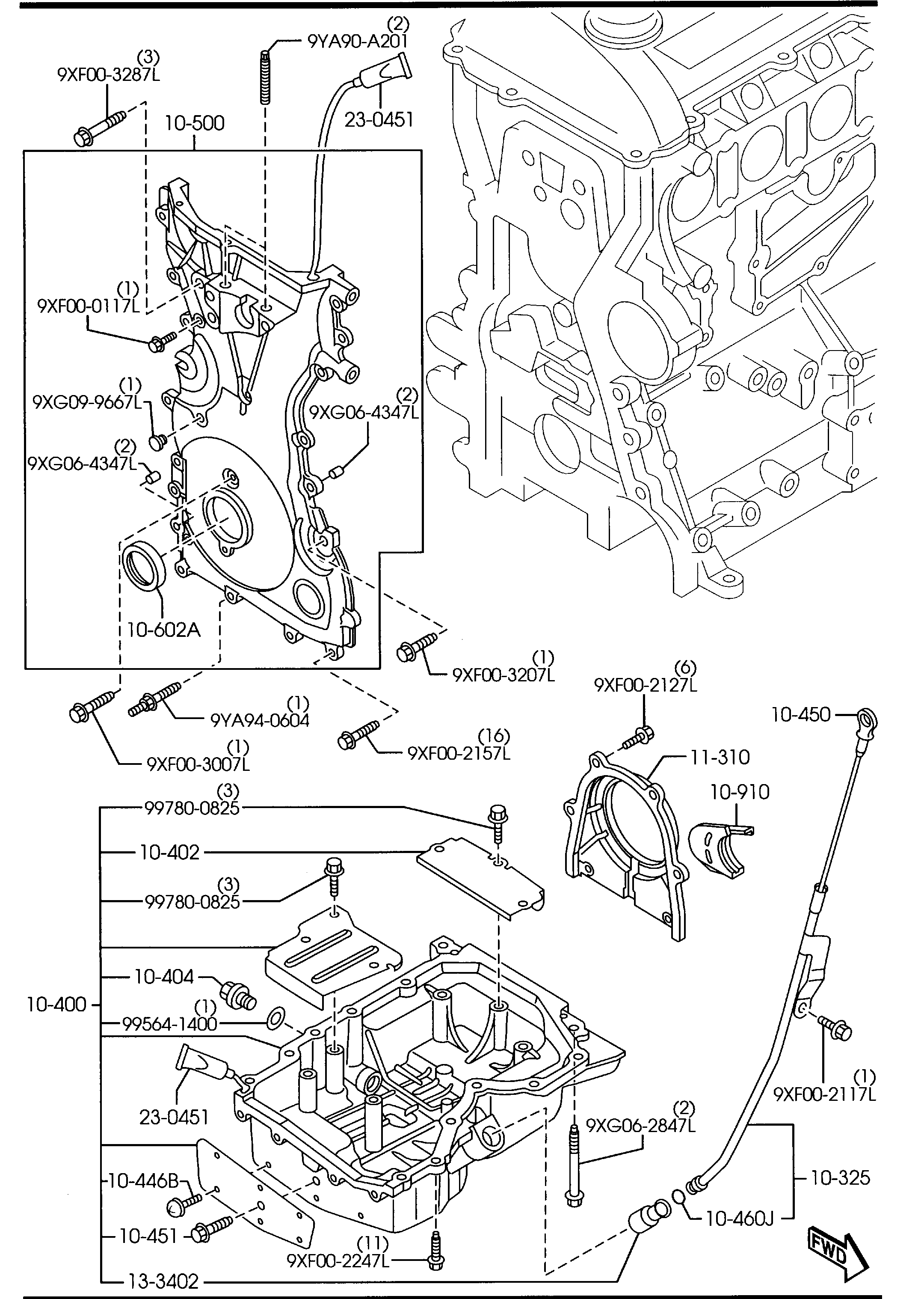 MAZDA L3G6-10-602 - Simering, arbore cotit aaoparts.ro