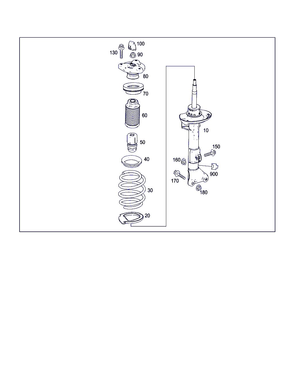 Mercedes-Benz A 000 990 91 03 - Set reparatie, suspensie aaoparts.ro