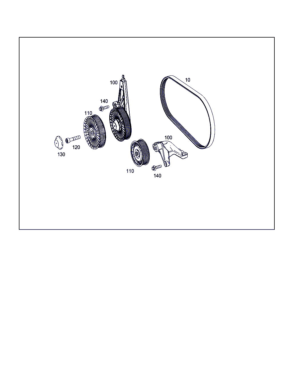 Mercedes-Benz A 642 200 20 70 - Rola ghidare / conducere, curea transmisie aaoparts.ro