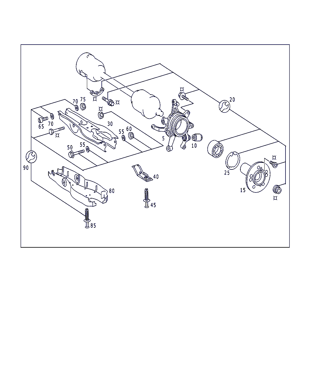 Mercedes-Benz A 140 352 15 76 - Set reparatie, suspensie aaoparts.ro
