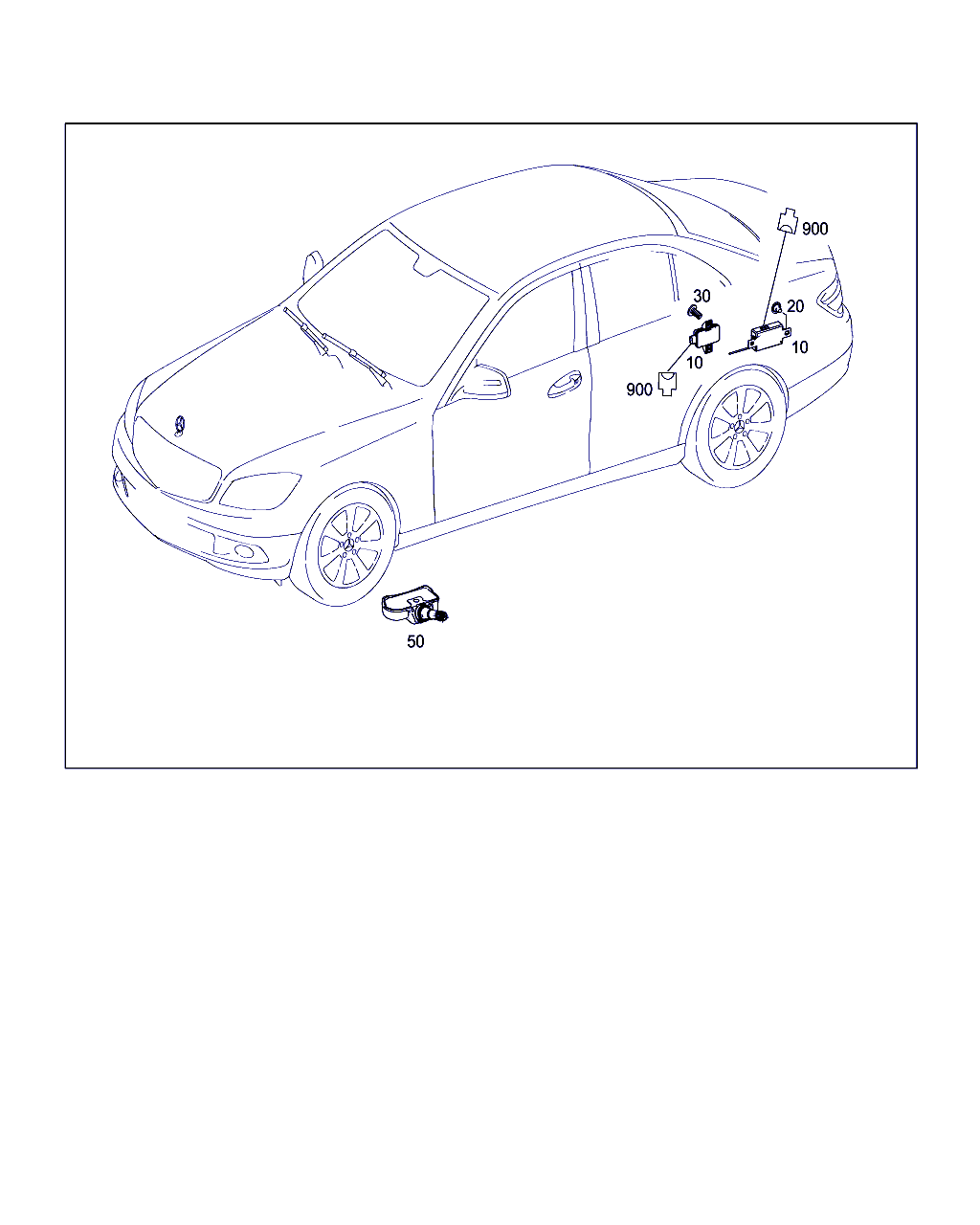 Mercedes-Benz A 002 540 90 17 - Senzor, sistem de control al presiunii pneuri aaoparts.ro