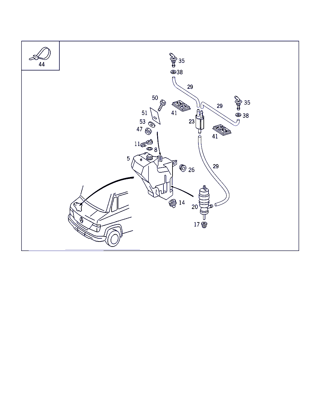 Mercedes-Benz A 000 869 36 21 - Pompa de apa,spalare parbriz aaoparts.ro