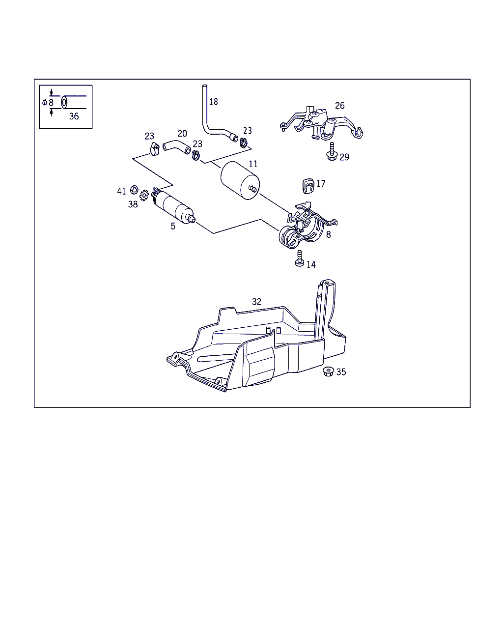 Mercedes-Benz A 003 091 53 01 - Pompa combustibil aaoparts.ro