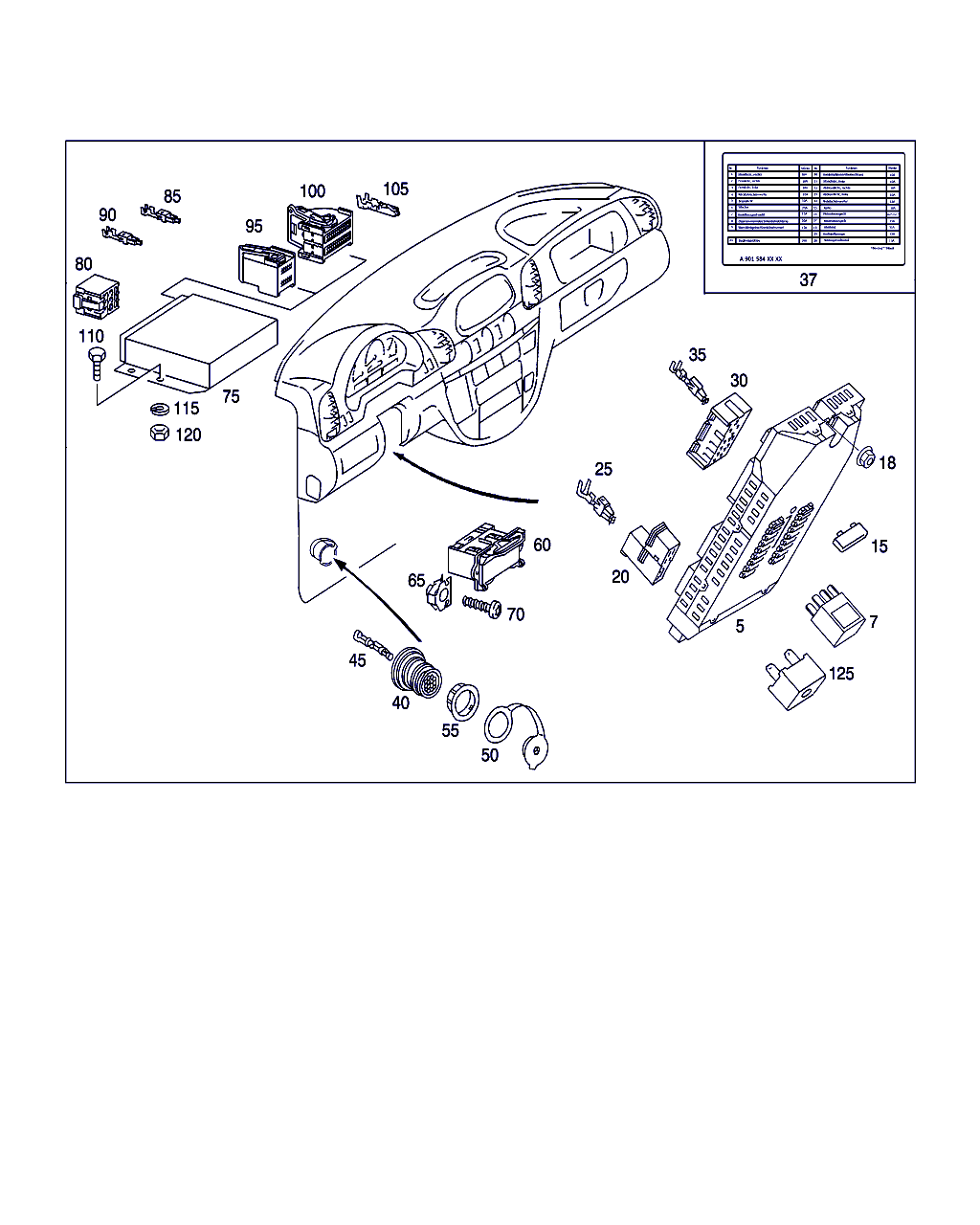 Mercedes-Benz A 003 542 02 19 - Unitate de control,bujii incandescente aaoparts.ro