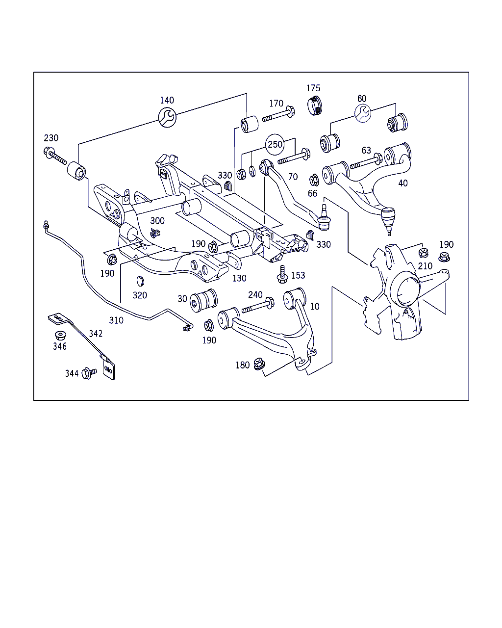 Mercedes-Benz A 163 333 01 72 - Chit reparatie, brat aaoparts.ro