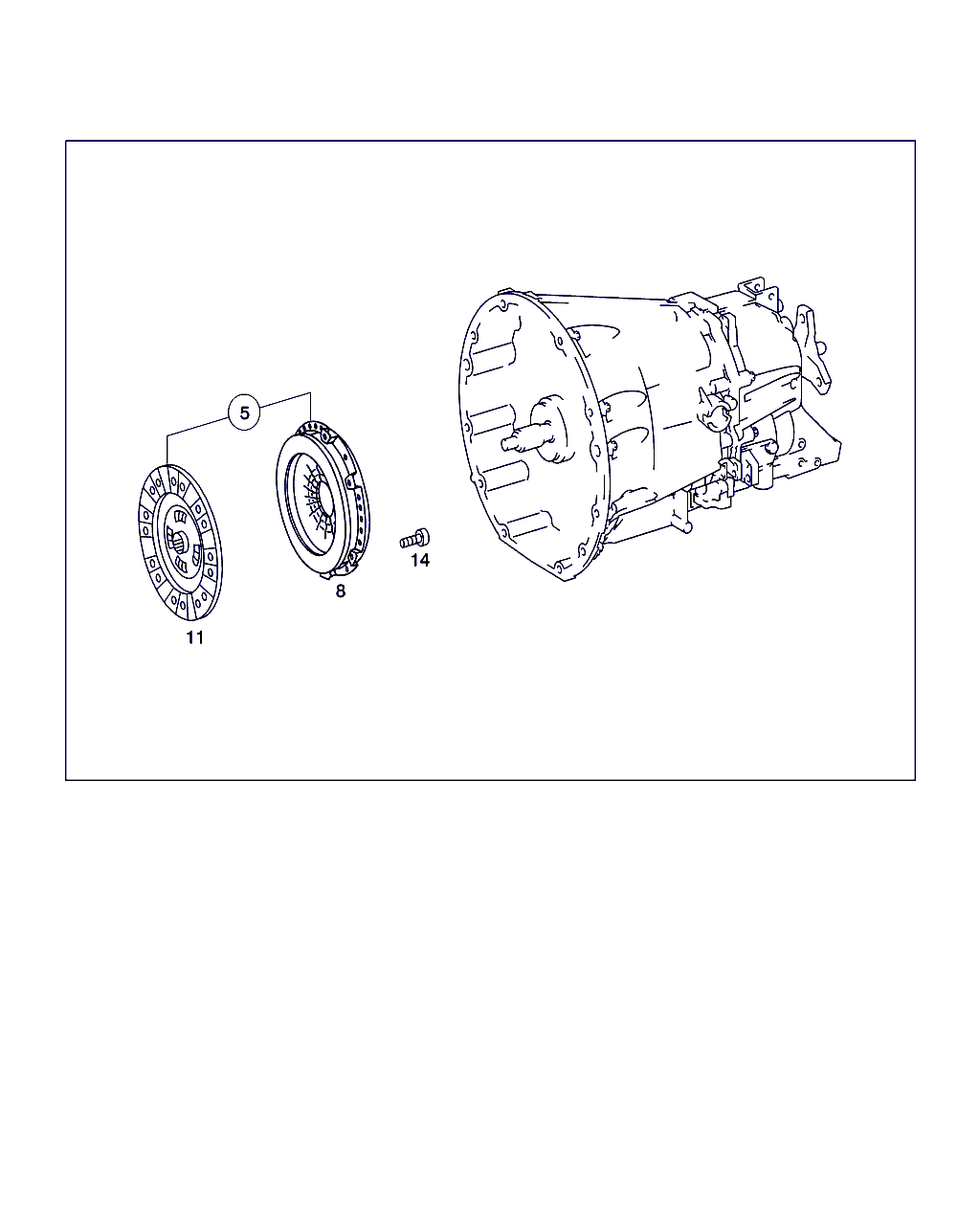 Mercedes-Benz A 000 252 36 11 - Set ambreiaj aaoparts.ro