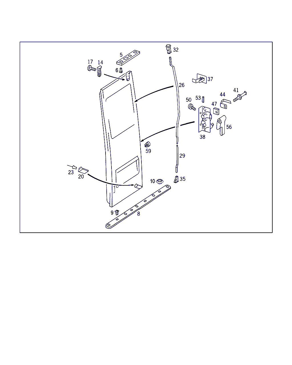 Mercedes-Benz A 901 766 02 19 - Tapiterie usi aaoparts.ro