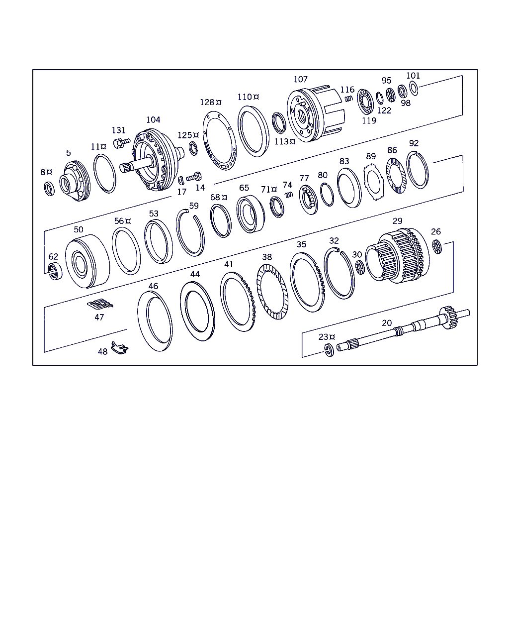 Mercedes-Benz A 126 272 06 25 - Lamele frictiune, cutie automata aaoparts.ro