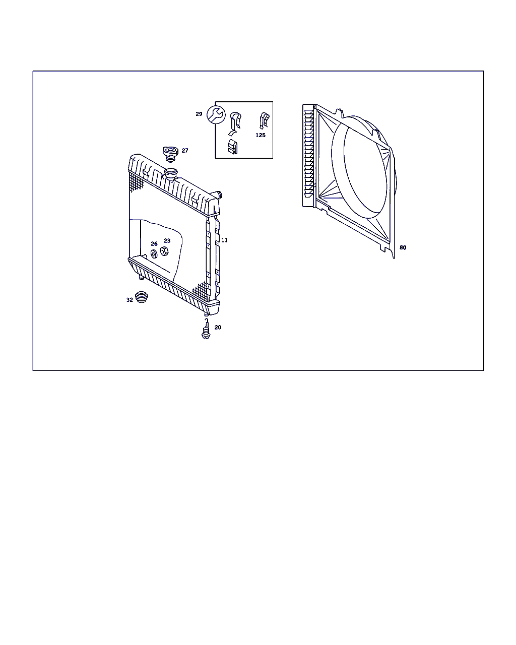 Mercedes-Benz A 123 501 00 15 - Buson,radiator aaoparts.ro