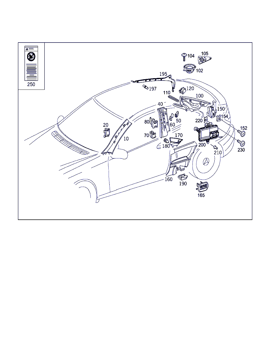 Mercedes-Benz A 006 988 57 78 - Clips, acoperire decorativa si protectie aaoparts.ro