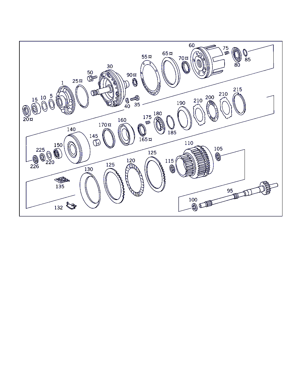 Mercedes-Benz A 123 272 02 25 - Set lamele frictiune, cutie automata aaoparts.ro