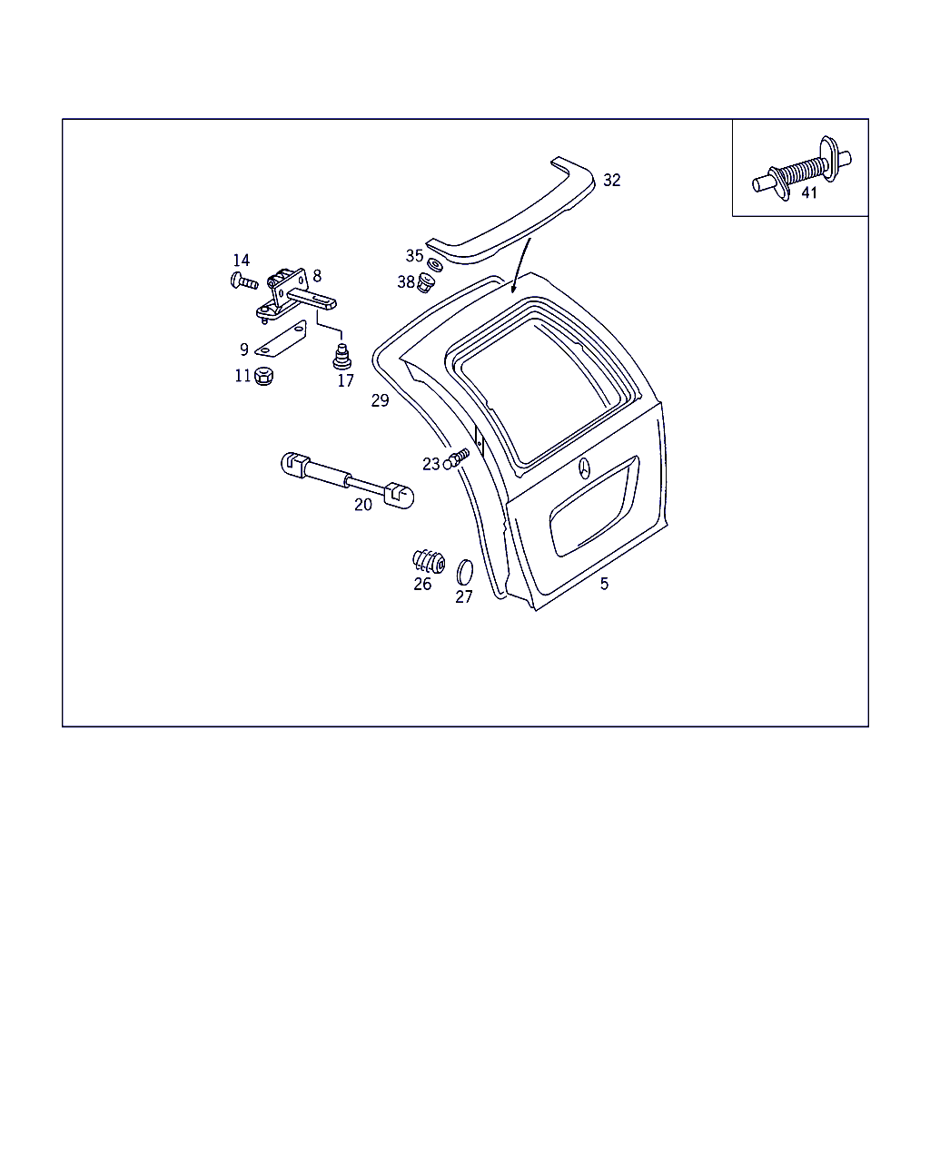 Mercedes-Benz A 140 984 30 29 - Bec, far principal aaoparts.ro