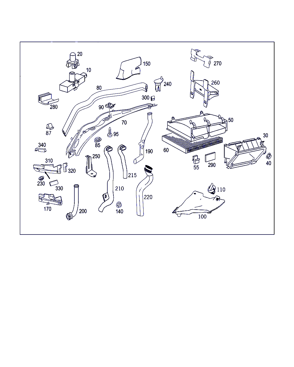 Mercedes-Benz A 203 830 09 18 - Filtru, aer habitaclu aaoparts.ro
