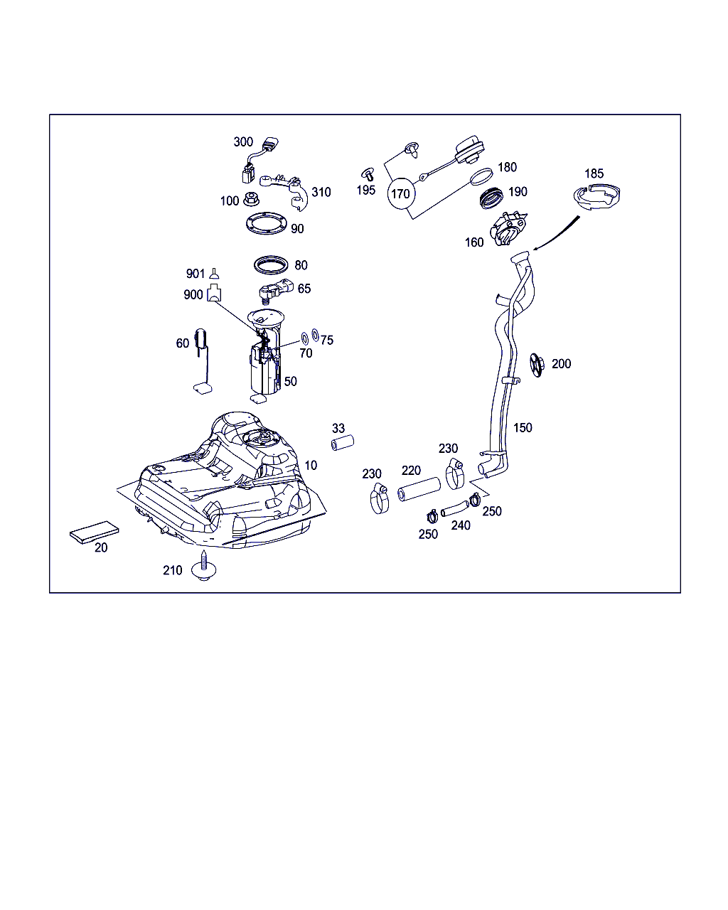 Mercedes-Benz A 169 470 04 94 - Modul alimentare combustibil aaoparts.ro